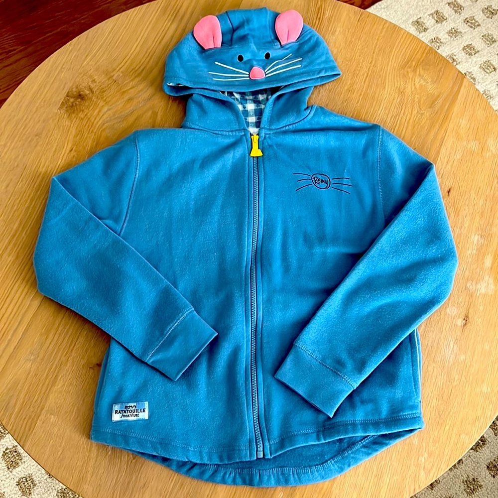 Disney Ratatouille Zip Up Hoody with adorable Remy details and ears